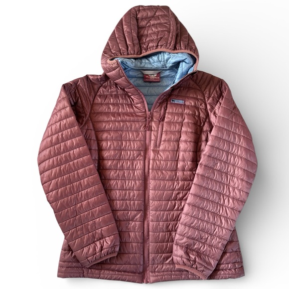 The Black Dog Jackets & Blazers - 🐕 The Black Dog Lightweight Hooded Puffer Jacket Pink Blue Small